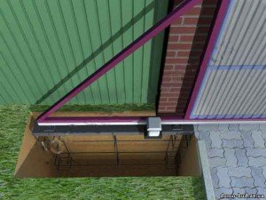 Відкатні ворота своїми руками: відео і фото інструкції по монтажу