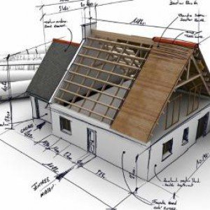 Двоповерховий цегляний будинок з гаражем: проект і будівництво Двоповерховий цегляний будинок з гаражем: проект і будівництво