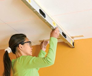 Підвісні стелі з гіпсокартону своїми руками: фото, відео, технологія монтажу