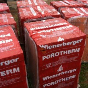 Цегла Поротерм: виробництво, властивості, застосування фото та відео