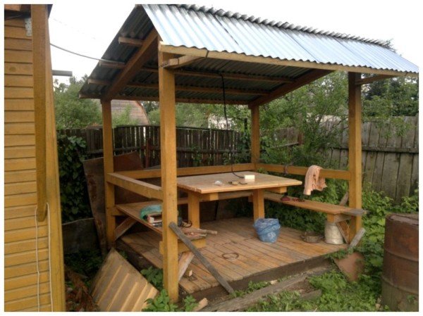 Що нанести на креслення альтанки з дерева своїми руками Що нанести на креслення альтанки з дерева своїми руками