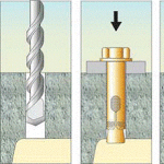 Кріплення мауерлата до піно і газоблокам і крипичам