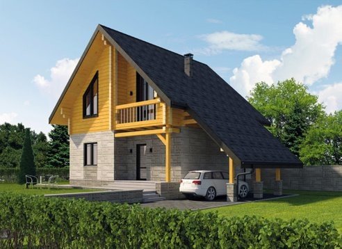 Як побудувати комбіновані будинки з піноблоків і дерева