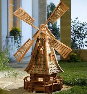 Як зробити декоративну млин для дачі: ідеї, креслення з розмірами, покрокова відеоінструкція