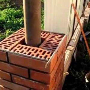 Як робиться кладка цегляних стовпів