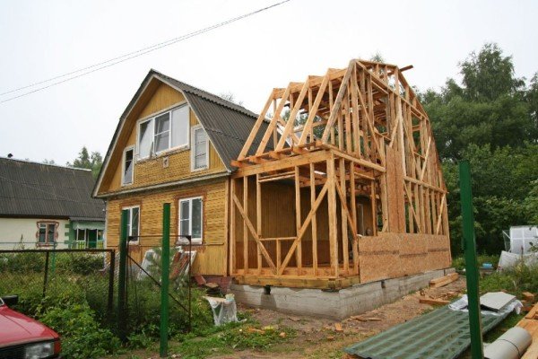 Будівництво прибудови до будинку з каркаса Будівництво прибудови до будинку з каркаса