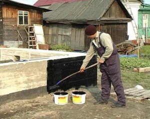 Гідроізоляція фундаменту своїми руками (горизонтальна і обмазувальна)