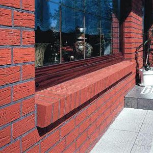 Що таке рифлений цегла, як і де застосовується