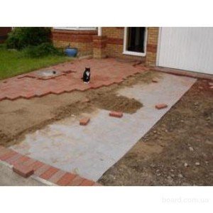 Як зробити вимощення навколо будинку своїми руками + підїзна доріжка
