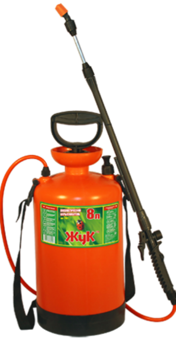 Помпові, ранцеві, пневматичні обприскувачі Жук   надійний помічник в саду від російського виробника