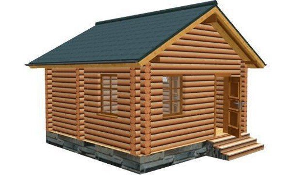 Будівництво лазні з колод