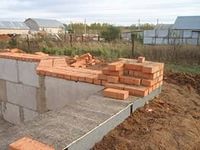 Цегла для цоколя: вибір, кладка своїми руками Цегла для цоколя: вибір, кладка своїми руками