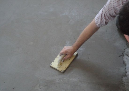 Бетонна стяжка підлоги: витрата Будівництво будинків і конструкцій з піноблоків