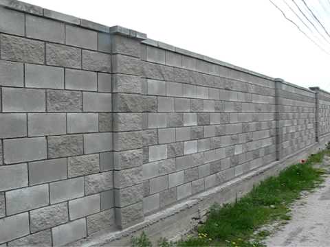 Основи застосування забірних блоків для будівництва паркану