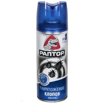 «Раптор» в боротьбі проти молі, тарганів, клопів, мурах та мух