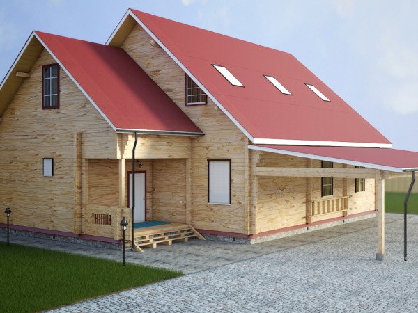 З яких матеріалів виконується зовнішня обробка будинку з бруса З яких матеріалів виконується зовнішня обробка будинку з бруса