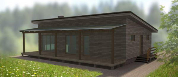 Як зробити односкатную дах для лазні своїми руками — фото і покрокова відео інструкція