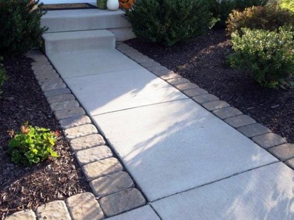 Садова доріжка з бетону своїми руками: заливка Будівництво будинків і конструкцій з піноблоків