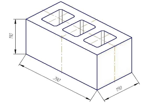Скільки штук шлакоблоку в кубі