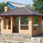 Фотографії альтанок з цегли: огляд, варіанти будівництва