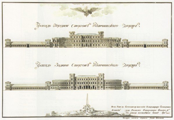 Креслення будинку — фасад і план поверхів Креслення будинку — фасад і план поверхів