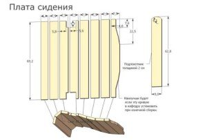 Шезлонг своїми руками креслення: шезлонг з дерева своїми руками для дачі
