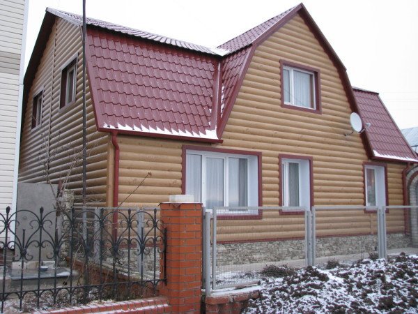 Блок хаус, Імітація брусу – шматочок природи в міських джунглях