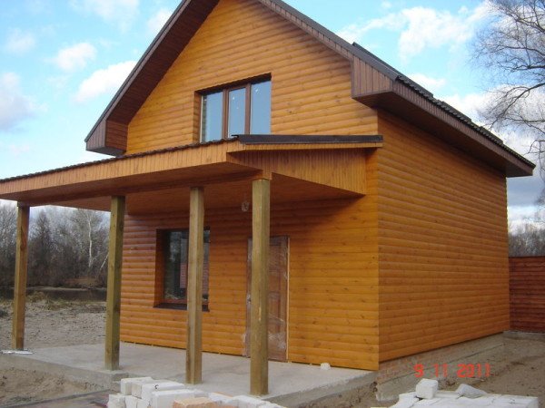 Обшивка будинку Блок Хаусом – сучасний і красивий варіант облицювання