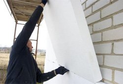 Утеплення стін пінопластом своїми руками зовні і зсередини