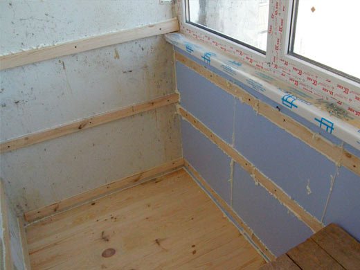 Обробка лоджії своїми руками