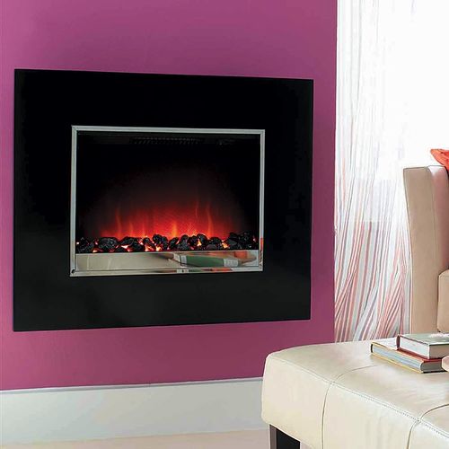 Настінні електричні каміни: фото в інтерєрі, підключення, розташування на стіні