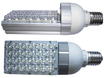 Світлодіодні світильники (ліхтарі, лампи) для вуличного освітлення на стовпах