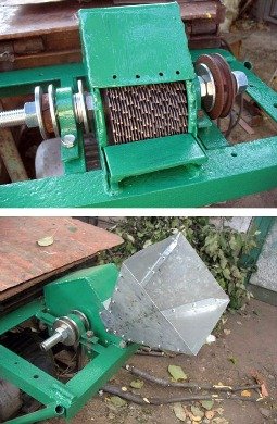 Саморобний подрібнювач гілок своїми руками: креслення дробарки деревини Саморобний подрібнювач гілок своїми руками: креслення дробарки деревини