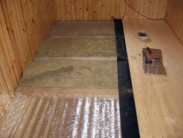 Утеплення підлоги в деревяному будинку знизу пінопластом, керамзитом, пінополістиролом: схема і технологія утеплення деревяного статі Утеплення підлоги в деревяному будинку знизу пінопластом, керамзитом, пінополістиролом: схема і технологія утеплення деревяного статі
