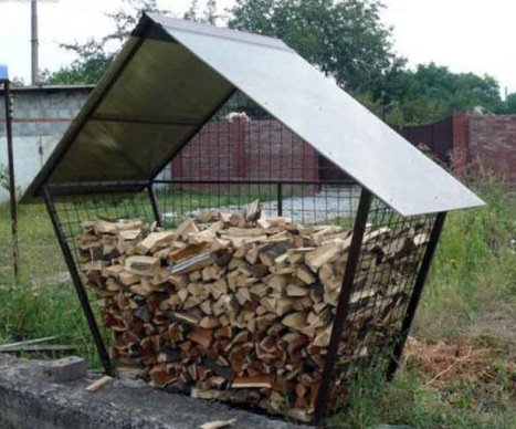 Дровниця своїми руками: проекти для каміна і вулиці на дачі Дровниця своїми руками: проекти для каміна і вулиці на дачі