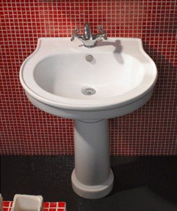 Раковина тюльпан для ванної кімнати з пєдесталом: фото та ціни умивальника