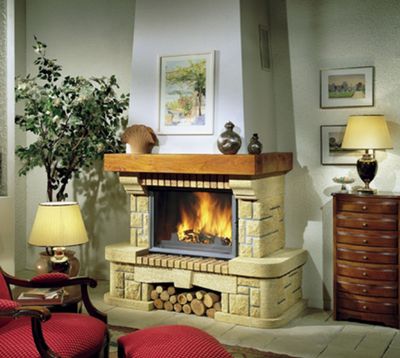 Електрокамін з мармуру в інтерєрі: ідеї фото