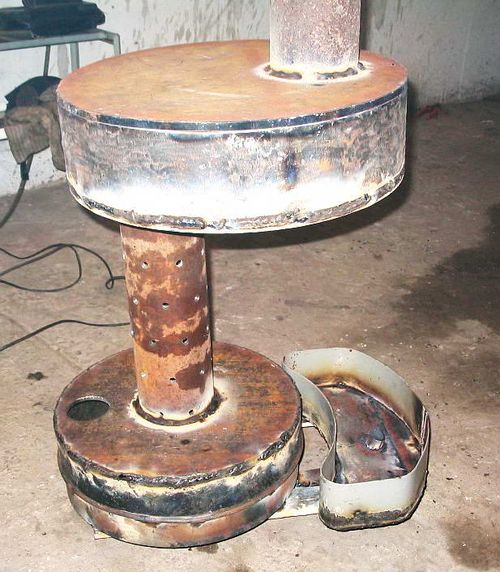 Котли на відпрацьованому маслі, відгуки про саморобних котлах – фото і креслення