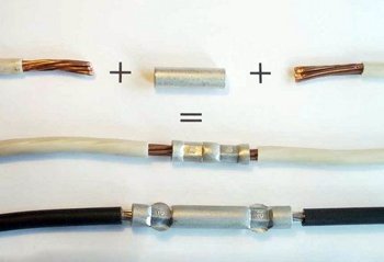 Основні способи зєднання електричних дротів