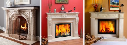 Форми камінів: фото для будинку і квартири