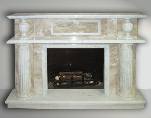 Мармурові каміни в інтерєрі: фото та монтаж