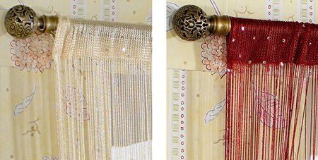 Штори серпанок: як красиво повісити нитяні штори
