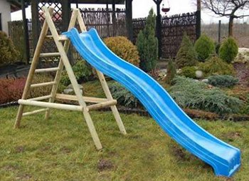 Дитяча гірка своїми руками: креслення, технологія виготовлення