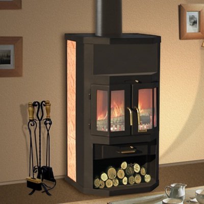 Фото і відгуки про піч камін Охта з чавунною плитою