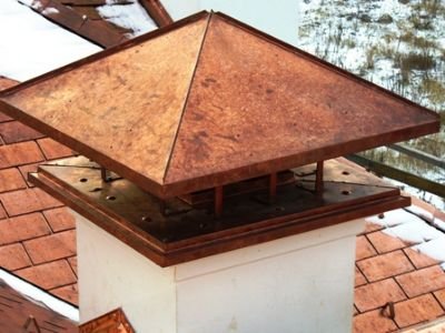 Робимо парасольку (ковпак) на трубу димоходу своїми руками: фото, відео