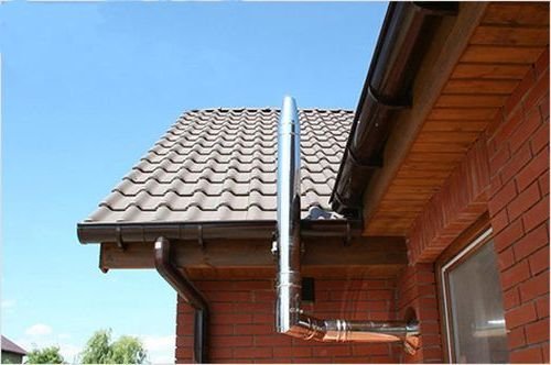 Правила установки димоходу в деревяному будинку: фото своїми руками