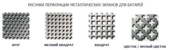 Навісні металеві екрани для батарей опалення Навісні металеві екрани для батарей опалення