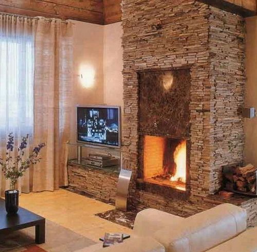 Як своїми руками викласти камін з каменю: фото і відео порталів в інтерєрі