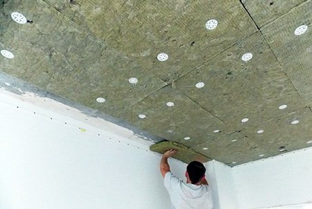 Шумоізоляція стелі в квартирі під натяжну стелю