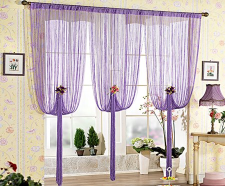 Штори серпанок: як красиво повісити нитяні штори